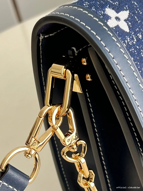 Official oldcobbler VUITTON DAUPHINE LOUIS MM 0731